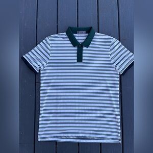 G/FORE Polo Shirt Men’s Large Multi Colored Striped Performance Golf